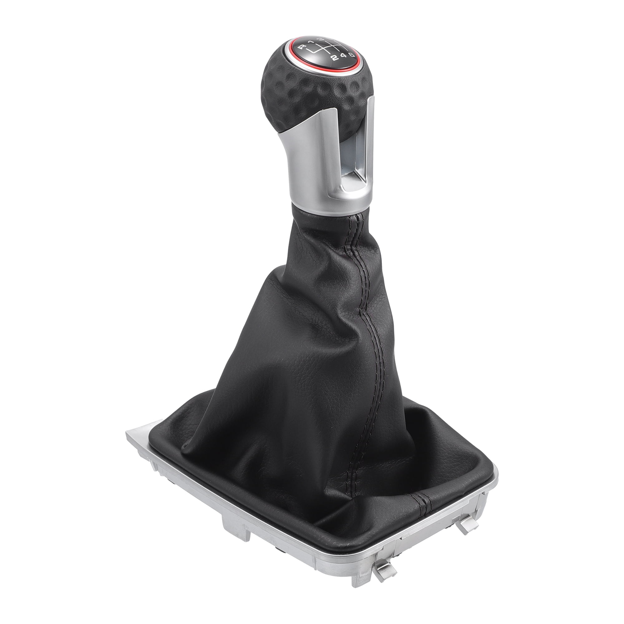 6 Speed Manual Gear Shift Knob with Dust Cover - Stick Shifter Knob - for VW Golf 2013-2017 Faux Leather