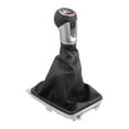 thumbnail image 1 of 6 Speed Manual Gear Shift Knob with Dust Cover - Stick Shifter Knob - for VW Golf 2013-2017 Faux Leather, 1 of 6