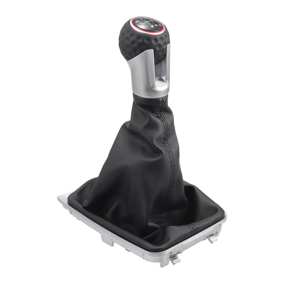 6 Speed Manual Gear Shift Knob with Dust Cover - Stick Shifter Knob - for VW Golf 2013-2017 Faux Leather