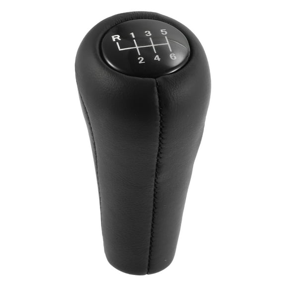 6 Speed Manual Gear Stick Shift Knob Transmission for BMW X1 E84 for BMW X3 E83 ABS Faux Leather Black