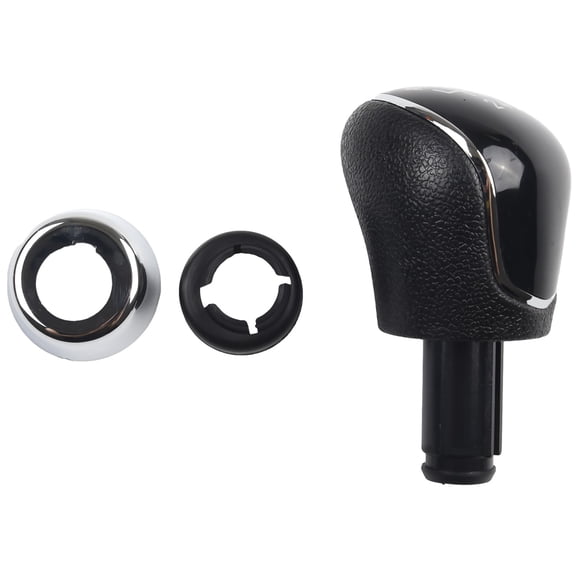 6-Speed Manual Shift Knob for Ford for Focus for Mondeo for Fiesta for Kuga for Transit Connect Black PU Leather