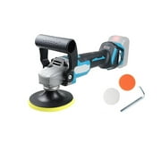6 Speeds Adjustment Cordless Brushless Polisher 125mm Car Waxing Electric Polishing Machine ,High Dust Collection Efficiency