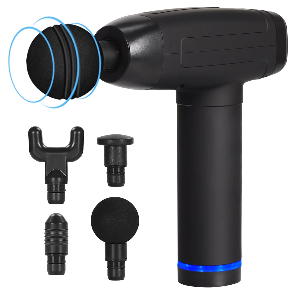 6 Speeds Long Range Ergonomic Massage Gun - Grey Ash 6 Speeds Long Range Ergonomic Massage Gun - Grey Ash