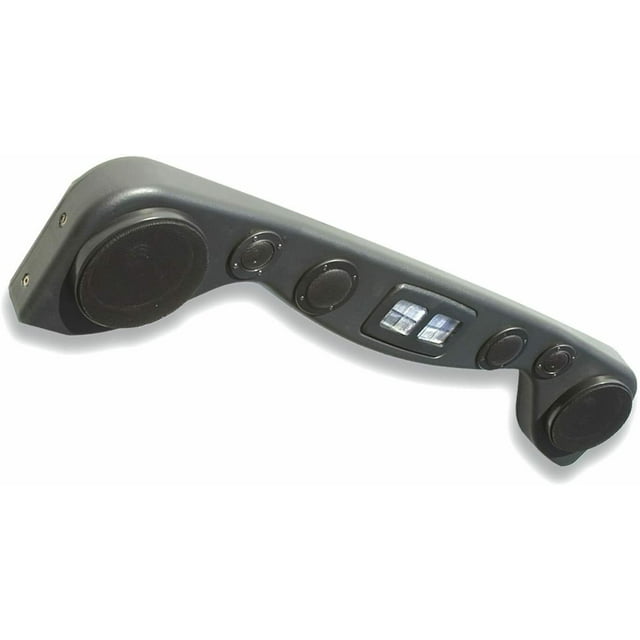 6Spk Soundbar Jeep Wrangler CJ TJ YJ Sound Bar Black W/ Map Lights