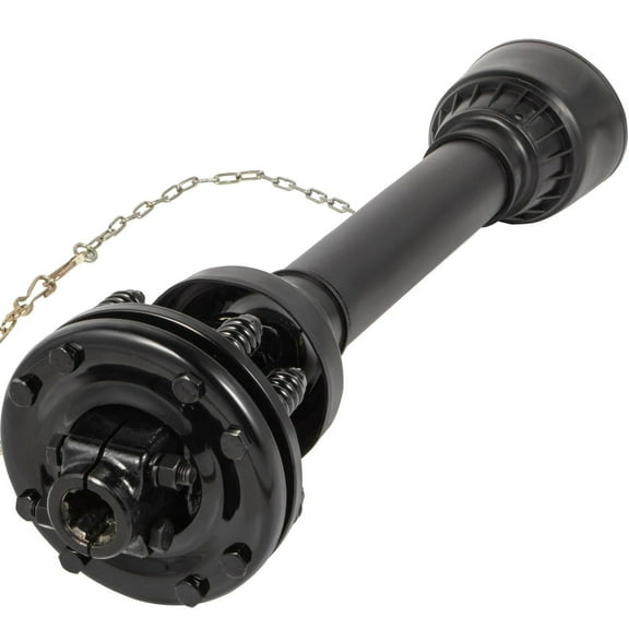 6-Spline PTO Shaft for Tractor & Implement, 1-3/8" Series 4 Driveline, 43"-59" Length with Slip Clutch, Fits Brush Hog & Rotary Cutter