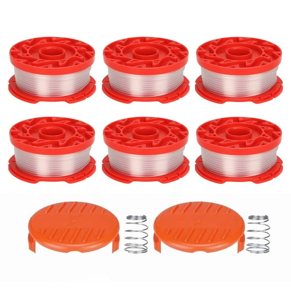 6 Spool+2 Cover+2 Spring CMZST0653 Replacement String Trimmer Spool For CRAFYSMAN