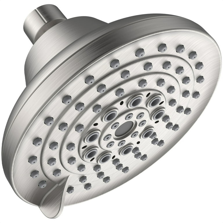 6-spray 8 in. High PressureDual Shower Head and Handheld Shower Head with Low Flow in Chrome 6-spray 8 in. High PressureDual Shower Head and Handheld Shower Head with Low Flow in Chrome