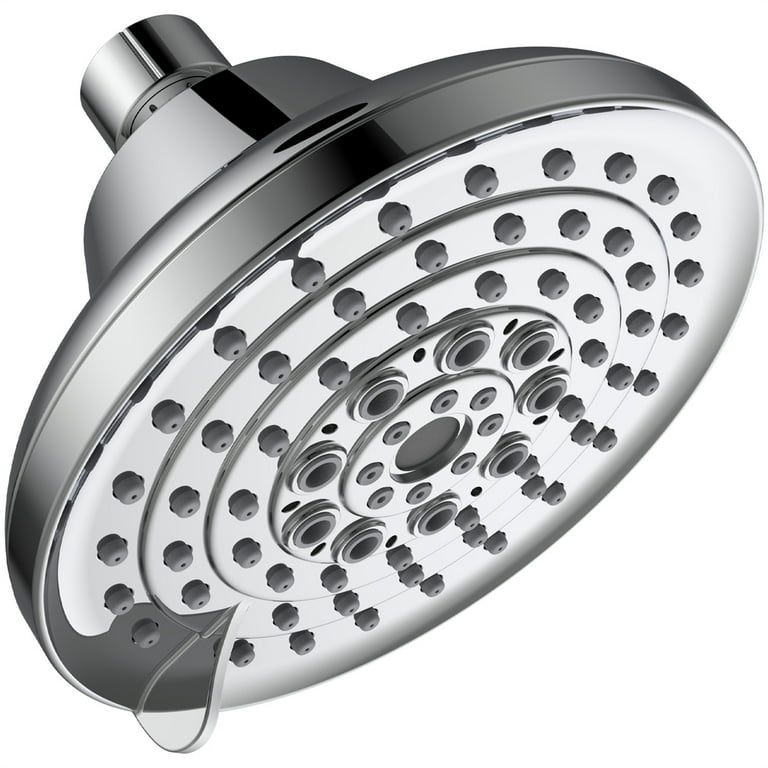 6-spray 8 in. High PressureDual Shower Head and Handheld Shower Head with Low Flow in Chrome 6-spray 8 in. High PressureDual Shower Head and Handheld Shower Head with Low Flow in Chrome