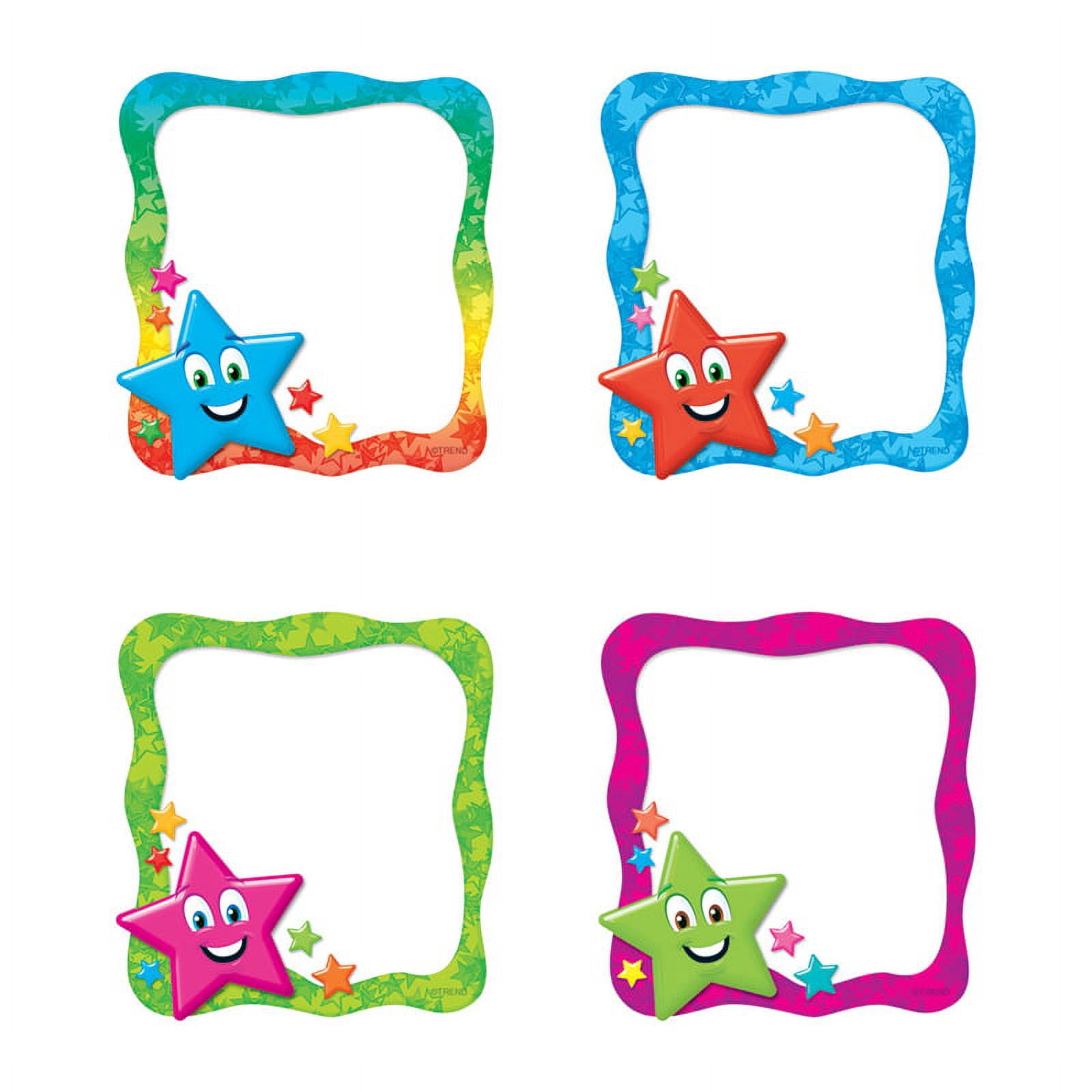 Strar Frame (6 St) Star Frames Mini Accents Variety Pk - Walmart.com