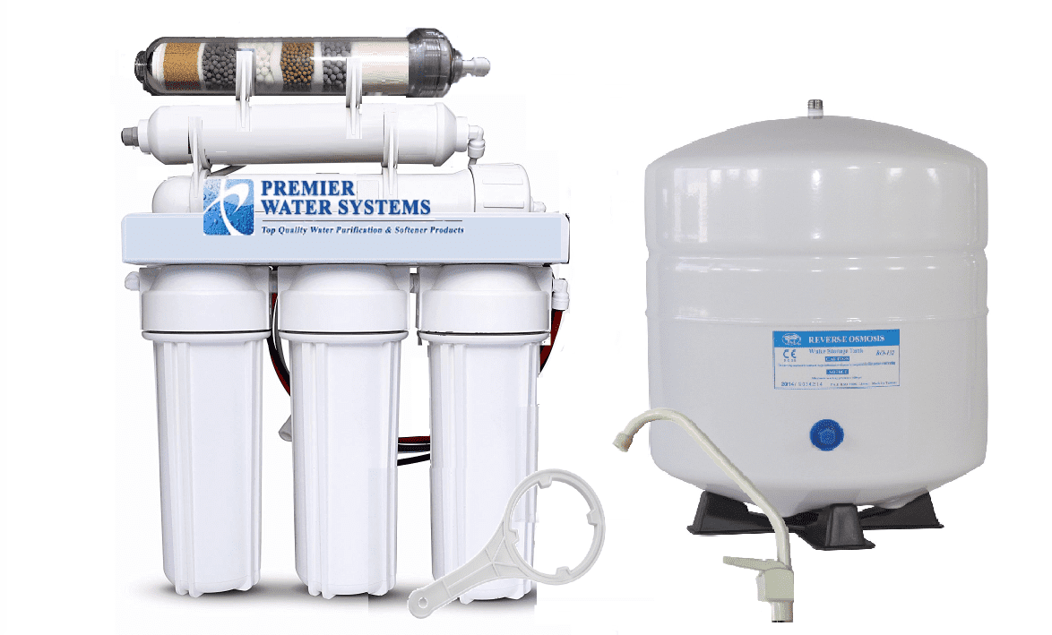 6-Stage Alkaline pH Plus Reverse Osmosis Under-Sink Water Filtration System