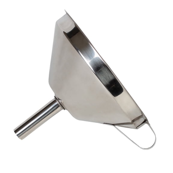 6" Stainless Steel Funnel with Removable Strainer  Heavy-Duty Corrosion-Resistant Kitchen Tool for Home, Bar & Restaurant  Dishwasher Safe, Easy Pouring & Storage (2-Piece Set)