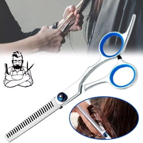 6" Stainless Steel Hair Thinning Scissors - Pro Barber Texturizing Shears, Comfort Grip, Razor Edge for Salon, Home, Pet