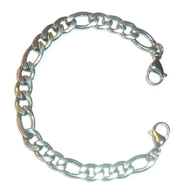6" Stainless Steel Strong Men's, Women's, Unisex Medical Alert ID Interchangeable Replacement Bracelet