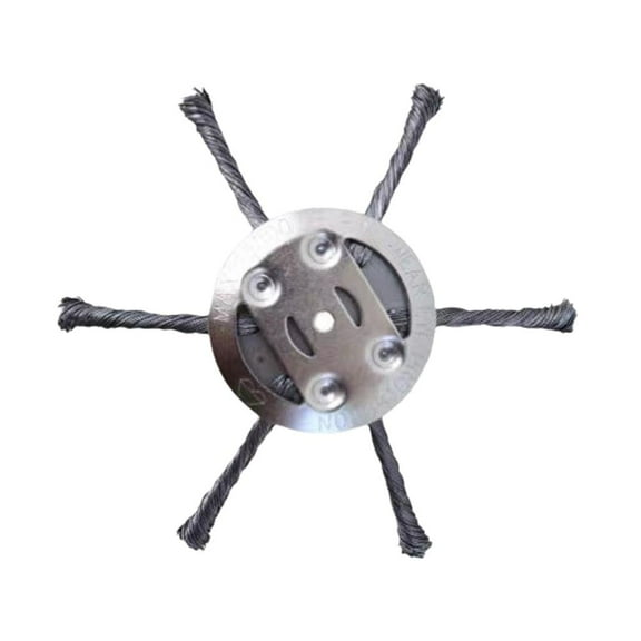 6" Steel Wire Trimmer Head - Universal Replacement for Lawn Mower, Weed Cutter, Garden Tools