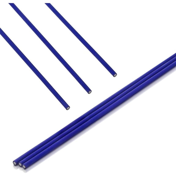 6 Sticks Brazing Rods Solder Flux Coated Solder Kits High Temperature Resistance, Brazing Welding Rods