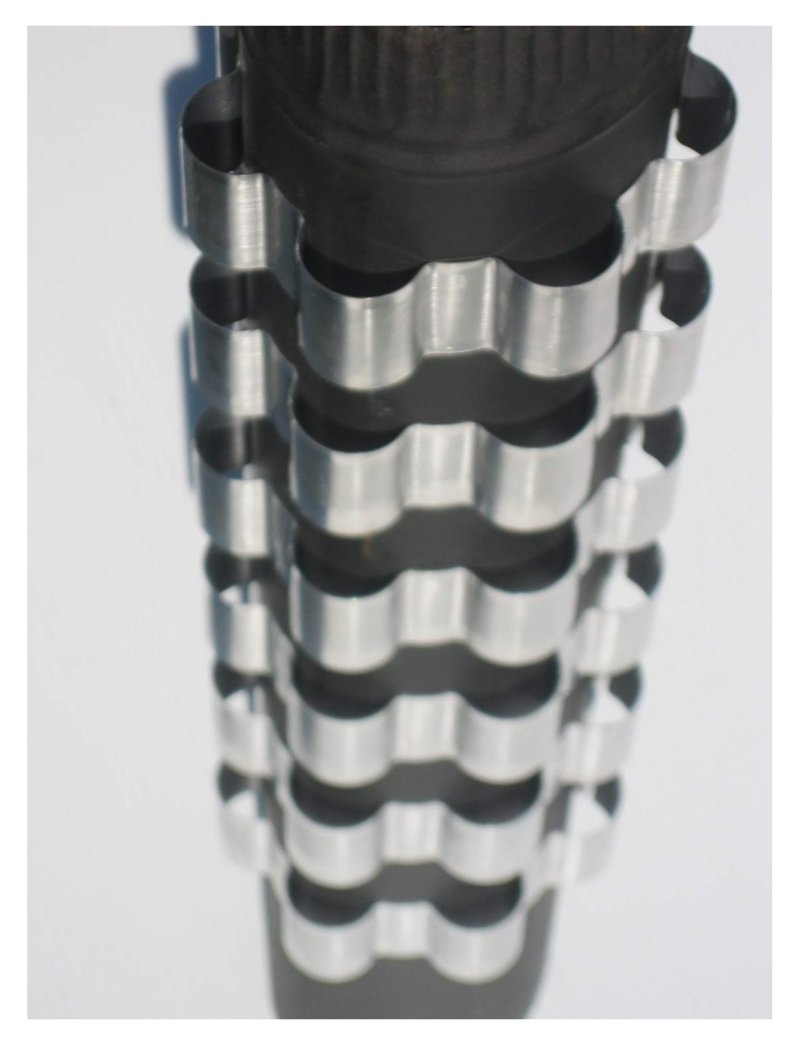 6 Stovepipe Heat Reclaim/Radiator Rings/Bands/Fins 8 inch Dia. Collars ...