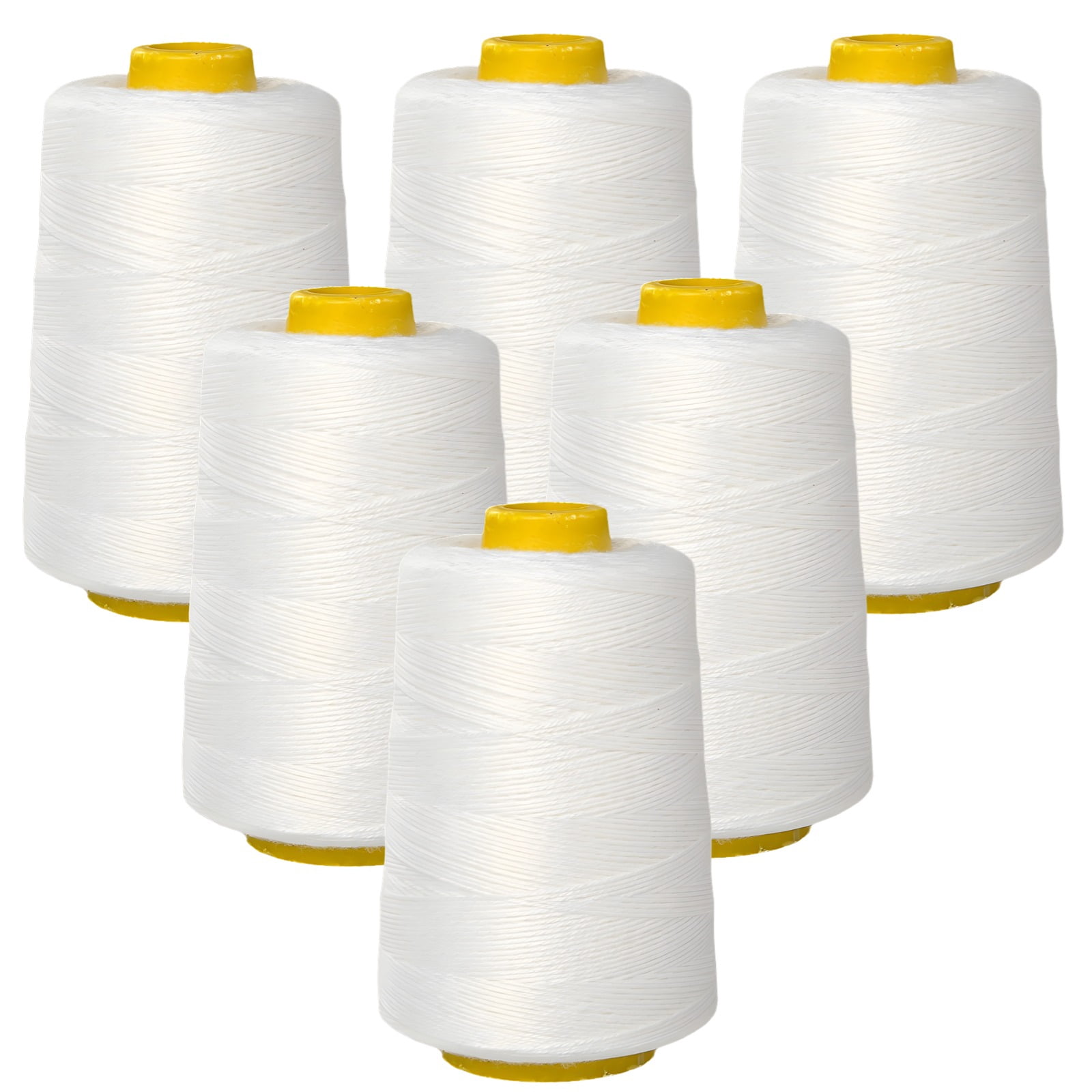 Strands Sewing 6 Strands Sewing Thread, 656.2 Yards Each, Heavy Duty Polyester Thread ...