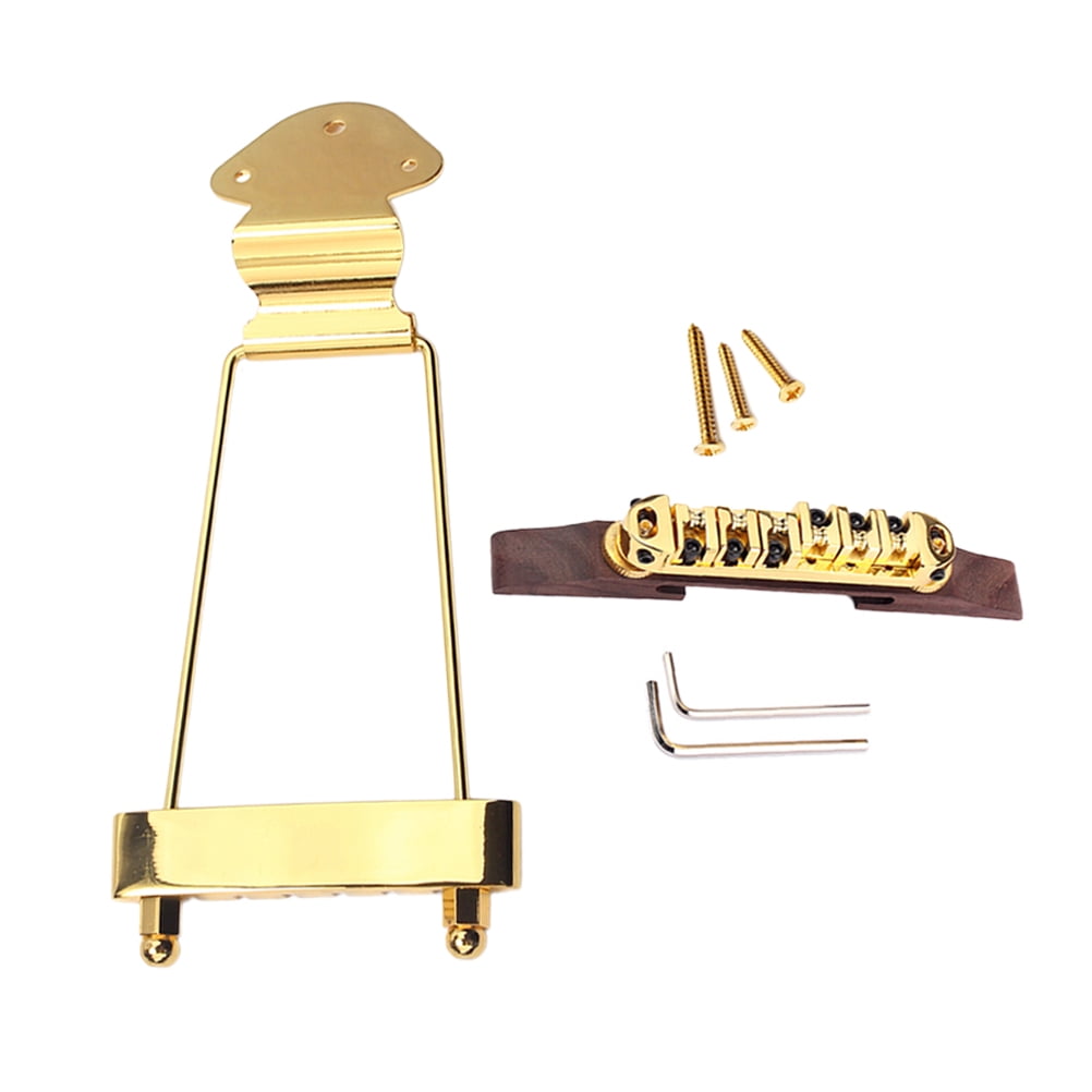 6 String Archtop Jazz Guitar Rosewood Bridge Height Adjustable