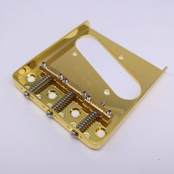 6 String Electric Guitar Bridge Vintage Gold Chrome for Fender Telecaster Guitar Replacement Parts