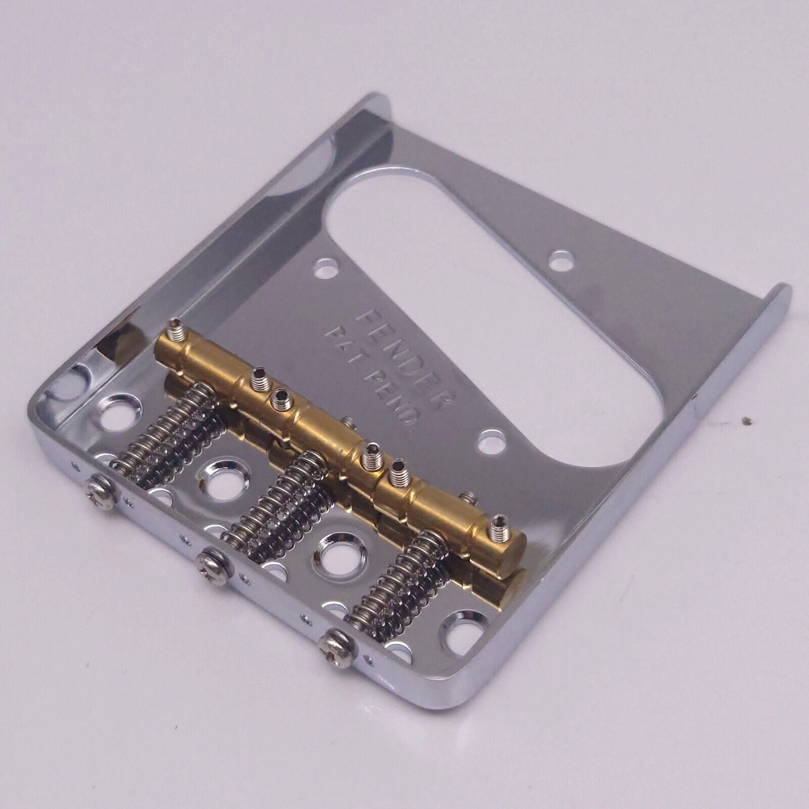 6 String Electric Guitar Bridge Vintage Gold Chrome for Fender Telecaster Guitar Replacement Parts