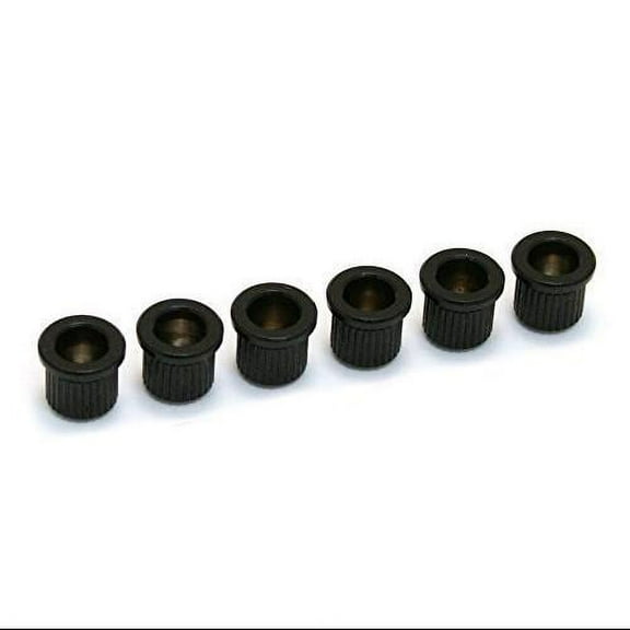 6 String Ferrules for Guitar 5/16" Black Allparts AP-0087-003
