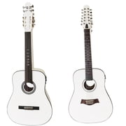 6 String Fretless Classical 12 String Acoustic Double Neck, Double Sided Busuyi Guitar 2022 NPT