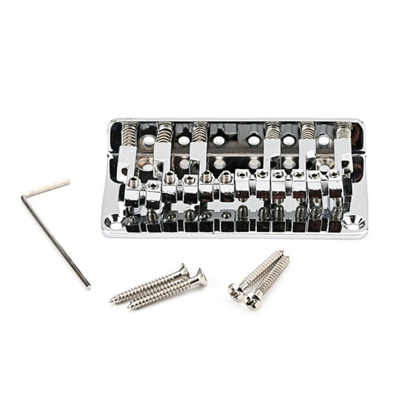 6 String Roller Electric Guitar Bridge Top Load Or Strings Through Body Fixed Hardtail Electric Guitar Bridge