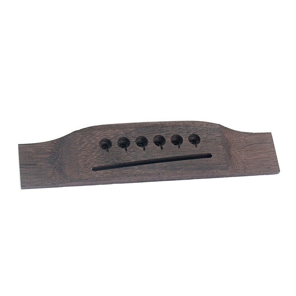 6String Rosewood Saddle Through Acoustic Guitar Bridge for Type Folk