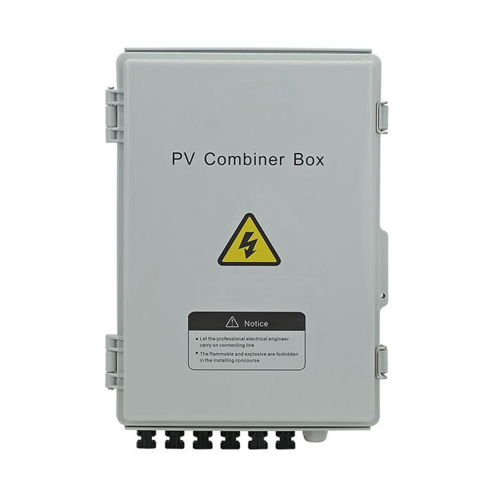 6-String Solar Pv Combiner Box With Arrester And Circuit Breaker Solar Panel