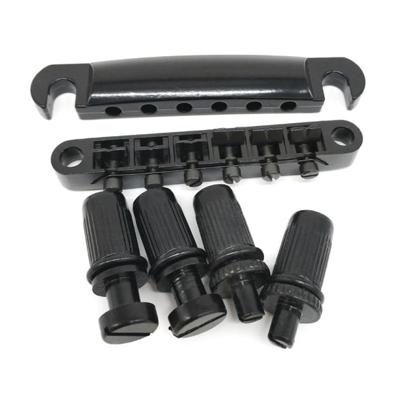 6 Strings Electric Guitar O-Matic Tailpiece and Bridge Kits with Studs Mounting Accessory Guitar Replacement Part