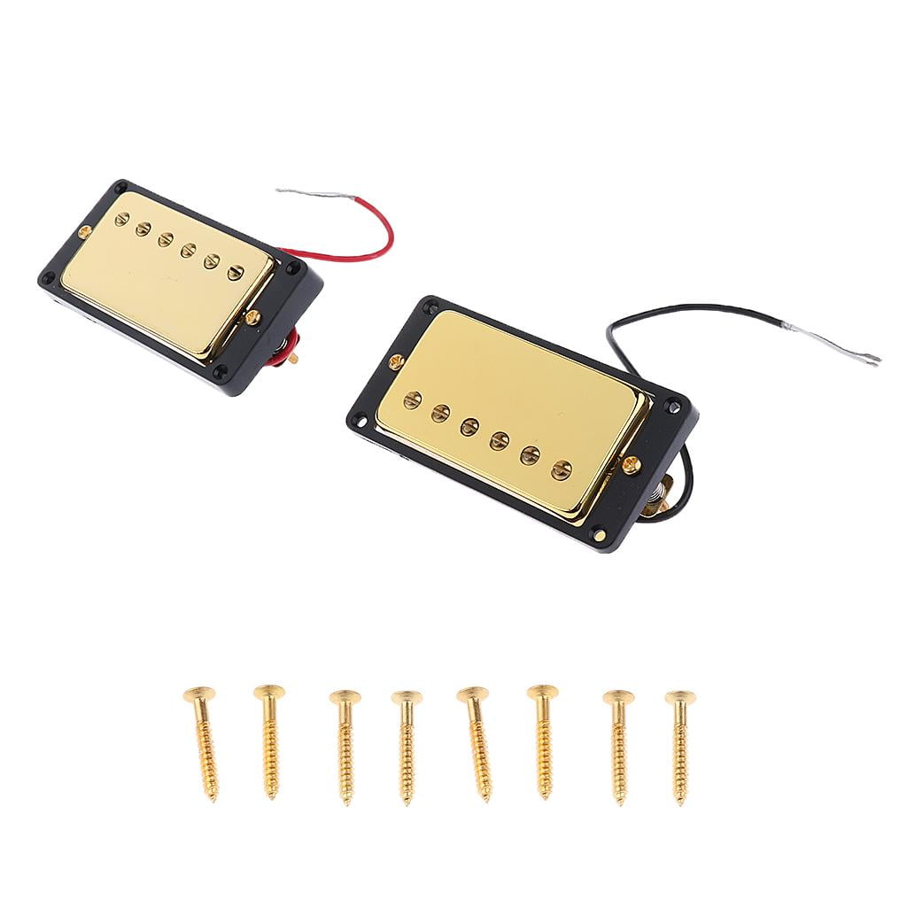 6 Strings Electric Guitar Pickups N+ Mount Screws DIY Musical Instrument