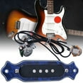 thumbnail image 1 of 6 Strings Pickup Circuit ABS Housing Sound Hole Magnetic for Acoustic Electric Guitar(Blue), 1 of 7