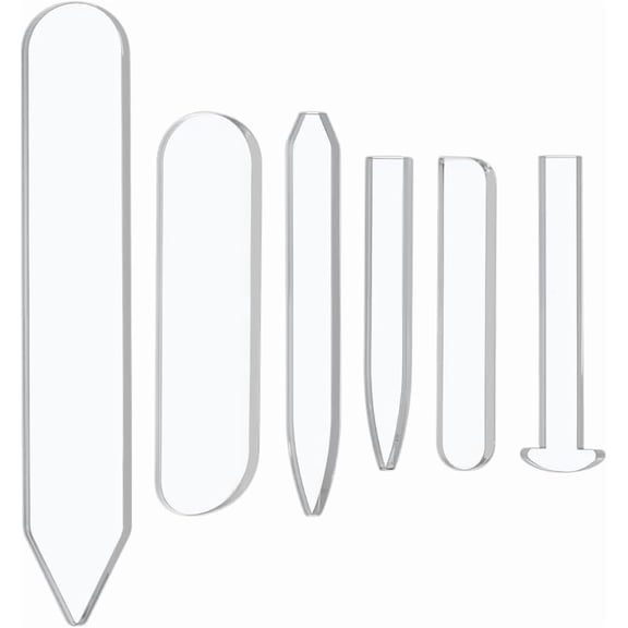 6 Styles Acrylic Bezel Pushers Clear Jewelry Bezel Template