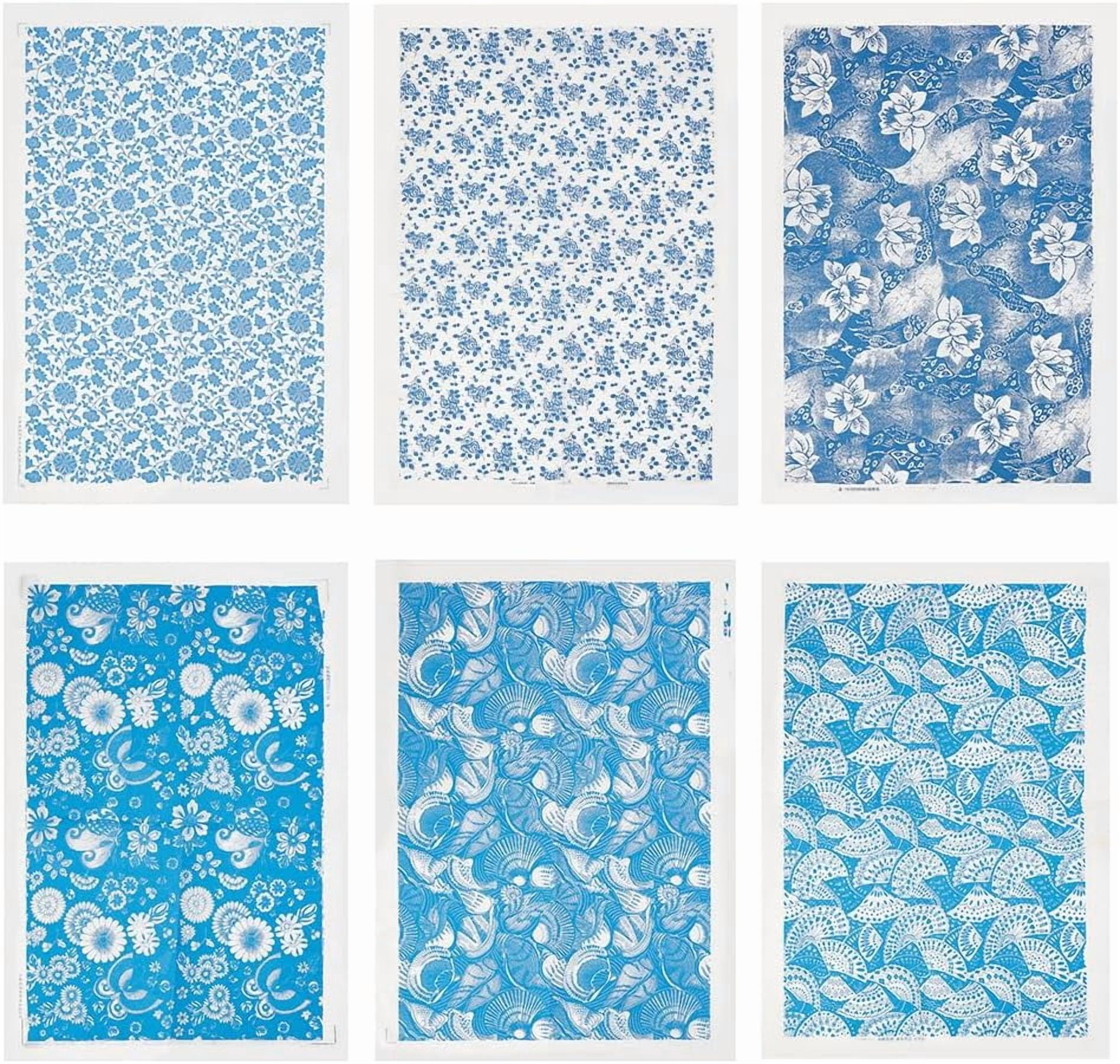 6 Styles Ceramic Decals Clay Transfer Paper Underglaze Transfers for ...