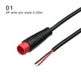 thumbnail image 1 of 6 Styles Ebike Accessories For Ebike Bafang Display Pin Waterproof Connector 2/3/4/5/6Pin Cable Base Connector 1, 1 of 8