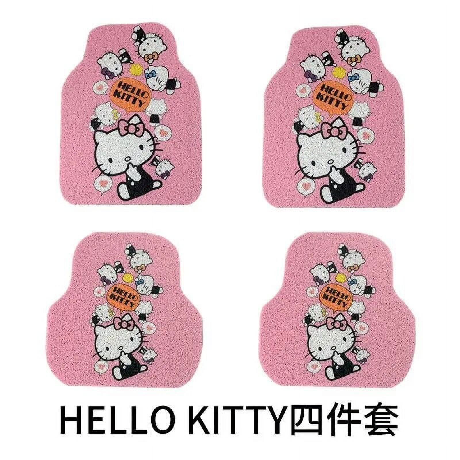 6 Styles Hello Kitty Car Floor Mat Kawaii Sanrio Kt Cat AntiDirty Car Mat WearResistant Anti