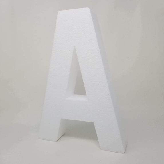 6" Styrofoam Free Standing Letters A-Z & Symbols