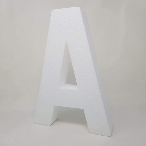 6" Styrofoam Free Standing Letters A-Z & Symbols