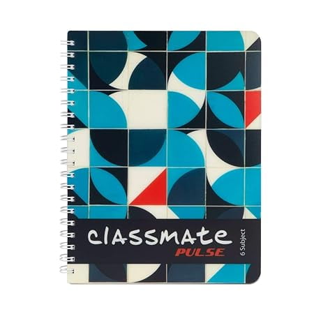 6 Subject Notebook - Unruled, 300 Pages, Spiral Binding, 267mm*203mm ...