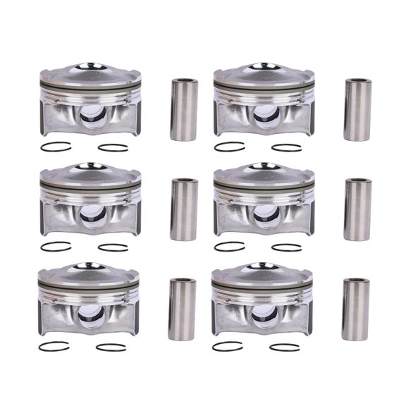 6 Supercharged Piston Assembly Set for Jaguar Land Rover 3.0L V6 AJ126 306PS