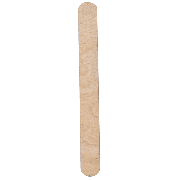 6" Tall BIRCH Wood Letter I | 1/4" Thick | Wood Craft Letter | Krafty Supply Lego House Font | Script Font