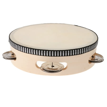 6"""" Tambourine Drum Musical Instrument for Wedding Dance Party KTV Concert