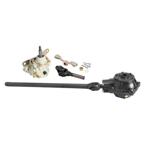 6 Teeth Rear Drive Shaft Transmission Axle Assembly + Differential Case +ATV Reverse Gear Box for DIY ATV UTV Quad Buggy Go Kart 4 Wheelers Golf Cart 150cc 200cc 250cc 300cc