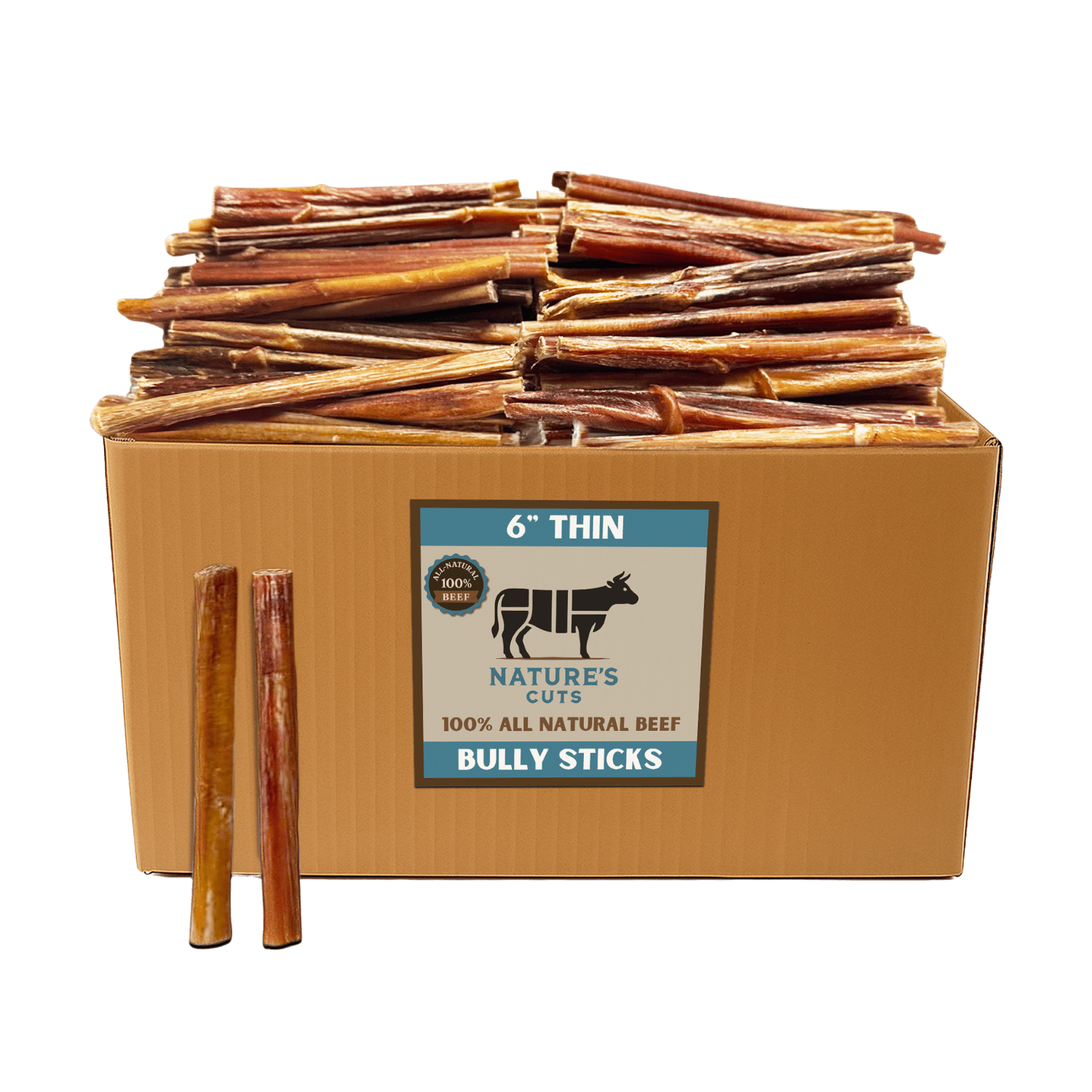 6" Thin Bully Sticks
