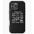 thumbnail image 1 of 6 Things I Do In My Spare Time Disc Golf Phone Case for iPhone 16 15 14 13 12 11 Pro Max - Minimalist Phone, 1 of 2