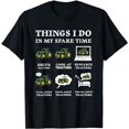thumbnail image 1 of 6 Things I Do In My Spare Time Shirt - Funny Tractor Driver T-Shirt, 1 of 5