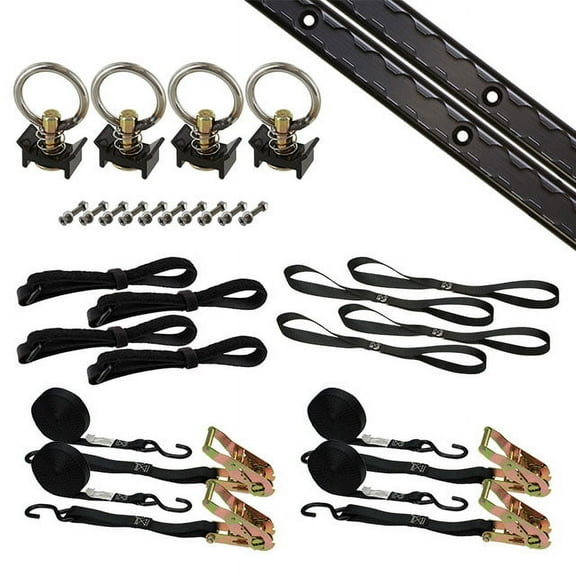 6' Tie Down System - Black