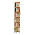 thumbnail image 1 of 6 Tier 360° Rotating Multifunctional Bookcase Wood Storage Rack Bookshelf Stand, 1 of 24