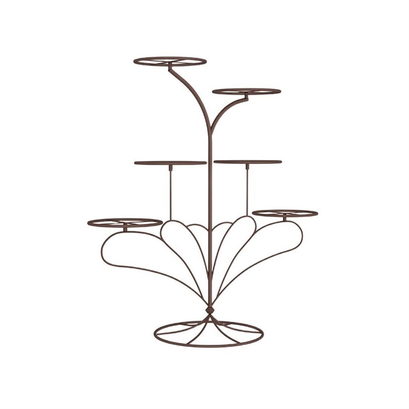 6-Tier Cake Stand for Weddings Parties Sturdy Iron Display Rack ...