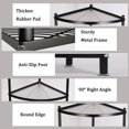 thumbnail image 1 of 6-Tier Corner Pot Rack Kitchen Corner Shelf Triangular Storage Shelf Carbon Steel Cookware Stand Home Storage Organizer Holder for Pans Pots and Kettles, 1 of 3